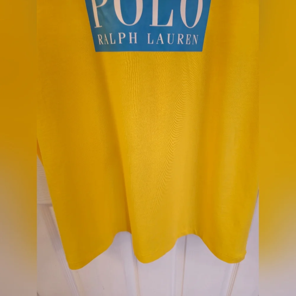 NWT Polo Ralph Lauren Men's Graphic  Classic Fit  Tshirt Yellow Size XL - Picture 6 of 13